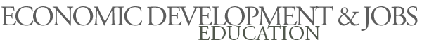 Economic Development & Jobs - Education