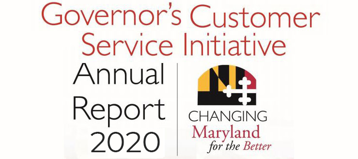 Governor Larry Hogan's Customer Service Annual Report